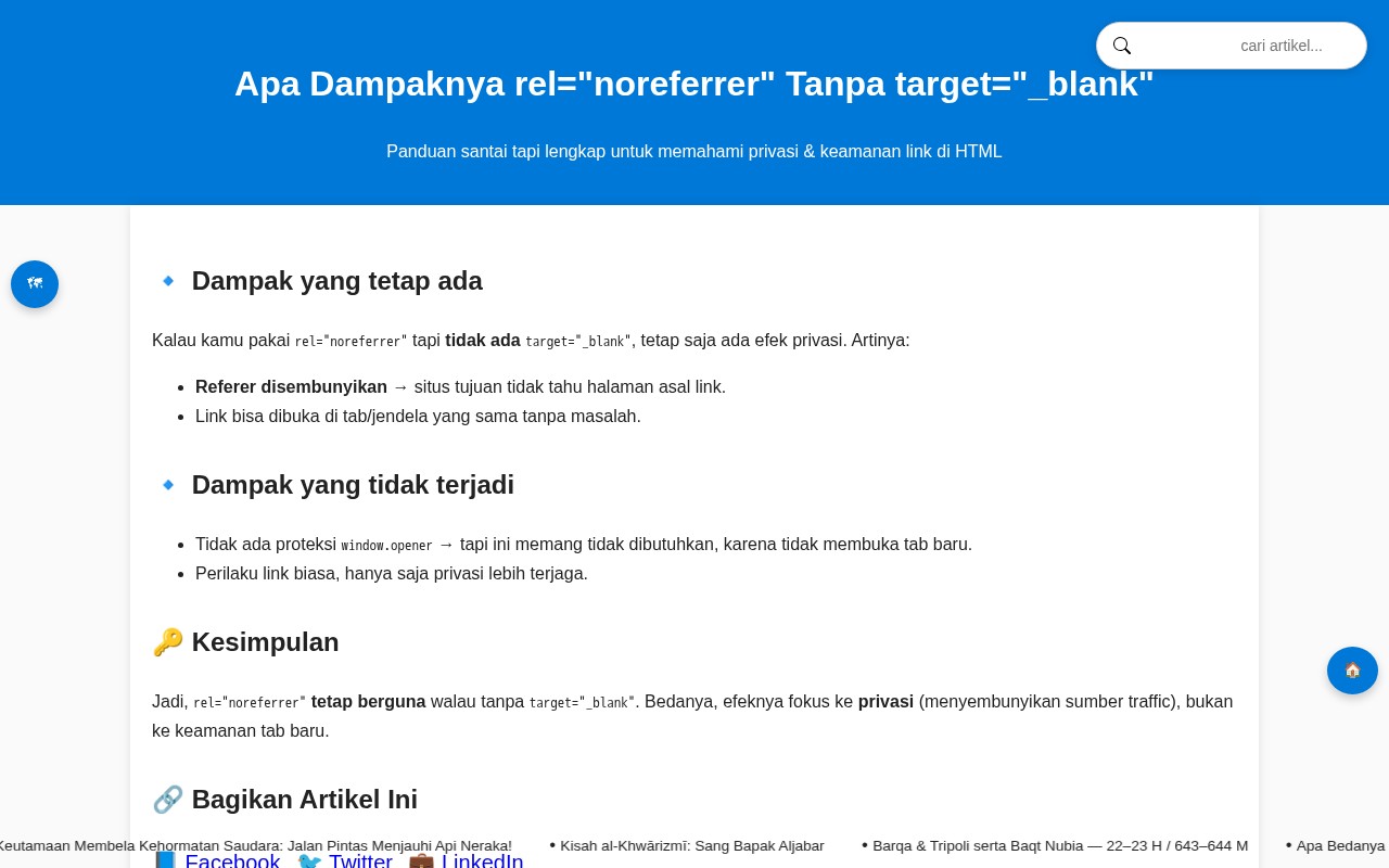 Gambar Sampul untuk Apa Dampaknya rel=noreferrer Tanpa target=_blank
